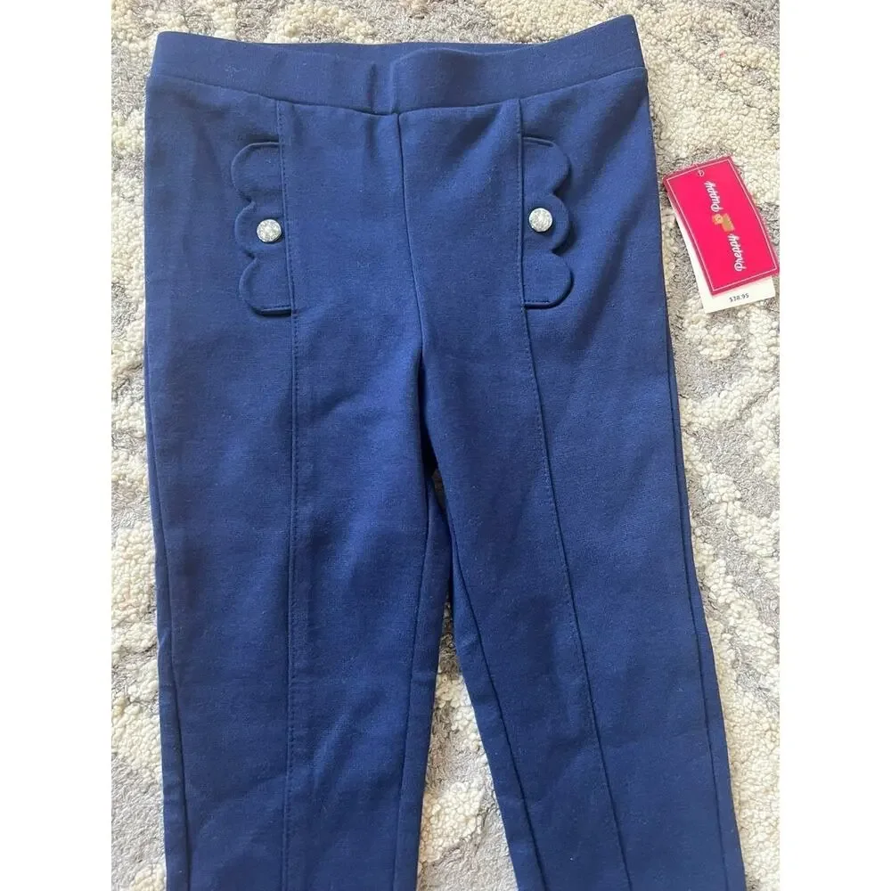 NWT❤️Gymboree Girls Preppy Puppy Blue Legging  sz 5T